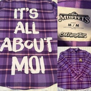 Cakeworthy x The Muppets Miss Piggy “It’s All About Moi” Flannel Shirt